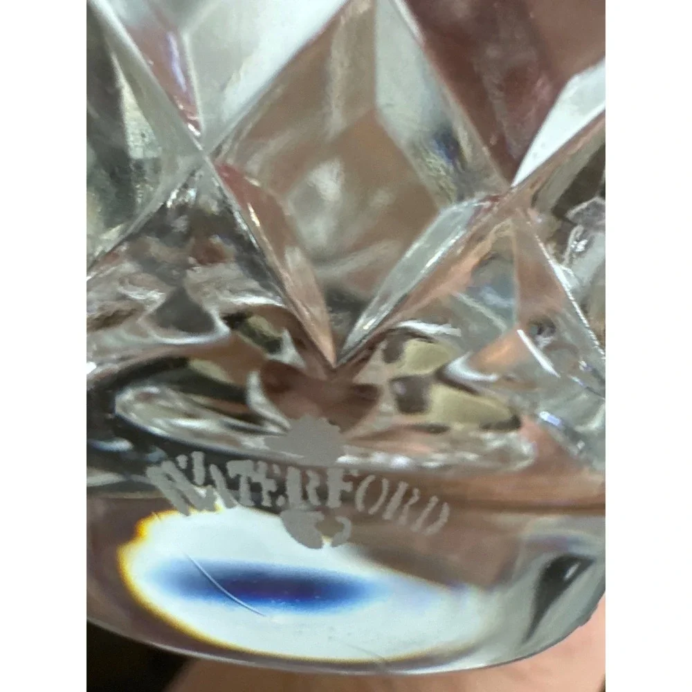 Waterford Crystal Lismore Bud Vase 4 Inch Clear Cut Glass Floral Decor Irish